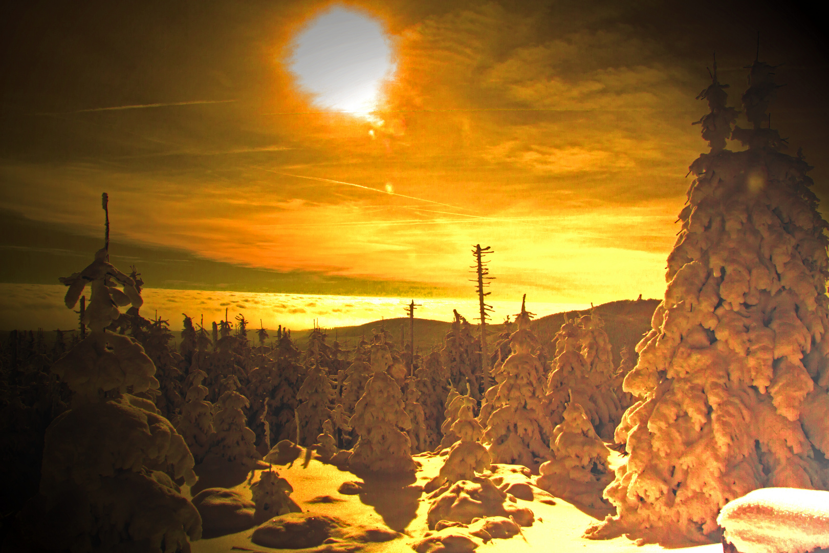 Wintersonnenbrocken Harz