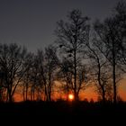 Wintersonnenuntergang Asseler Moor