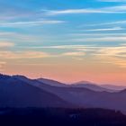 Wintersonnenuntergang auf dem Hörnleberg