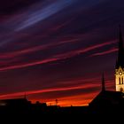 Wintersonnenuntergang in Bellheim