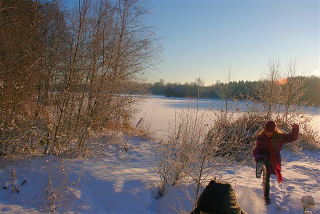 Winterspass am Baggersee