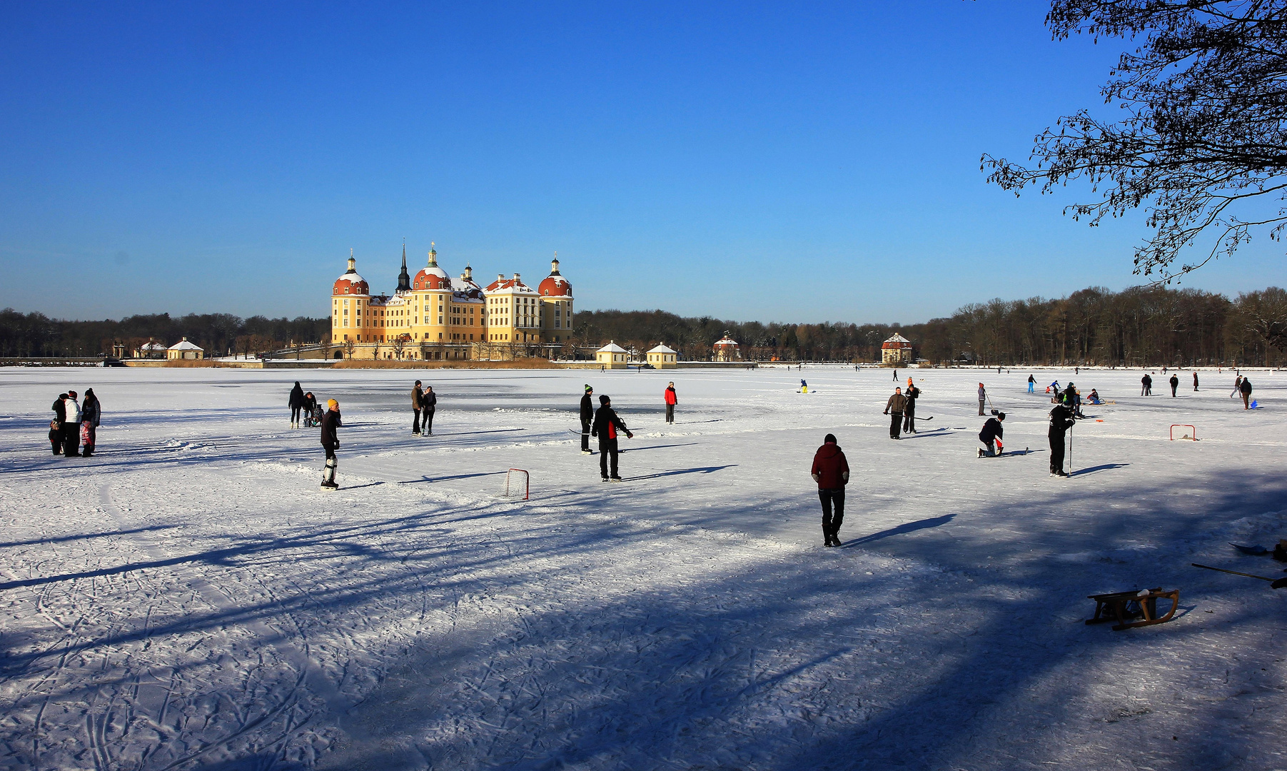 Winterspaß in Moritzburg 