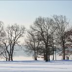 Winterspaziergang am See