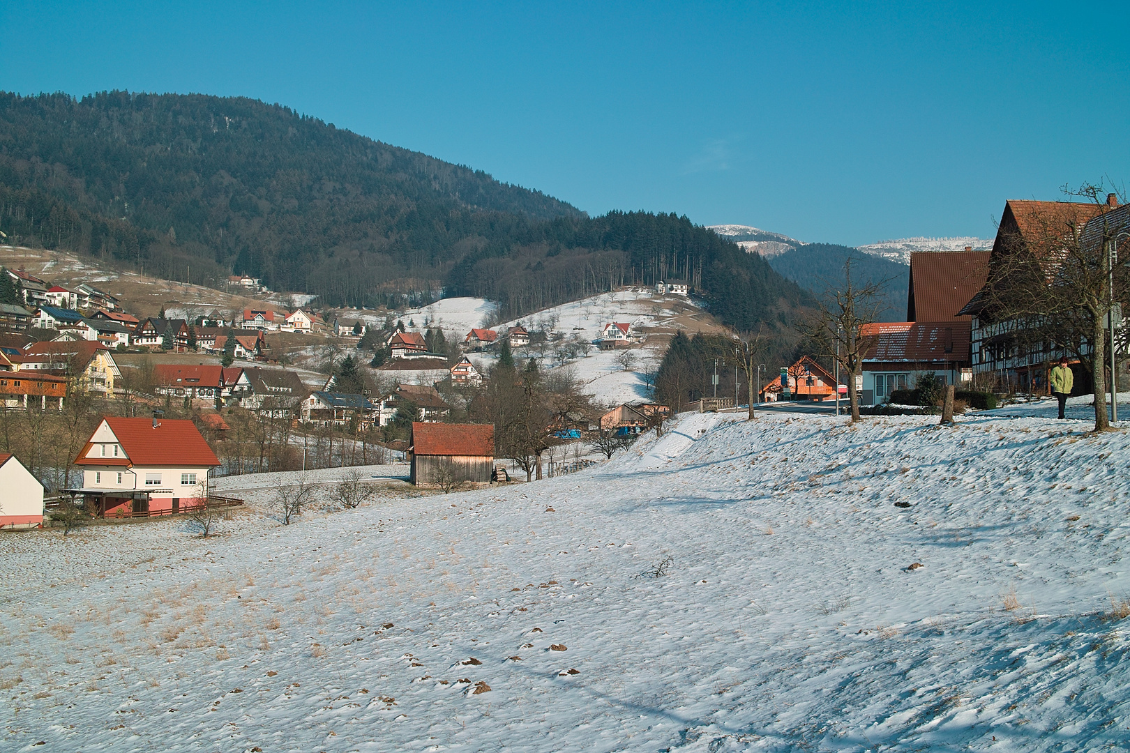 Winterspaziergang am Sonntag im nördlichen Schwarzwald