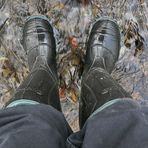 Winterspaziergang am und im Langhecker Bach 01