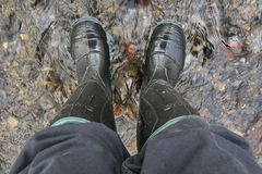Winterspaziergang am und im Langhecker Bach 01