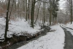Winterspaziergang am und im Langhecker Bach 03