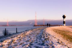 Winterspaziergang an der Elbe