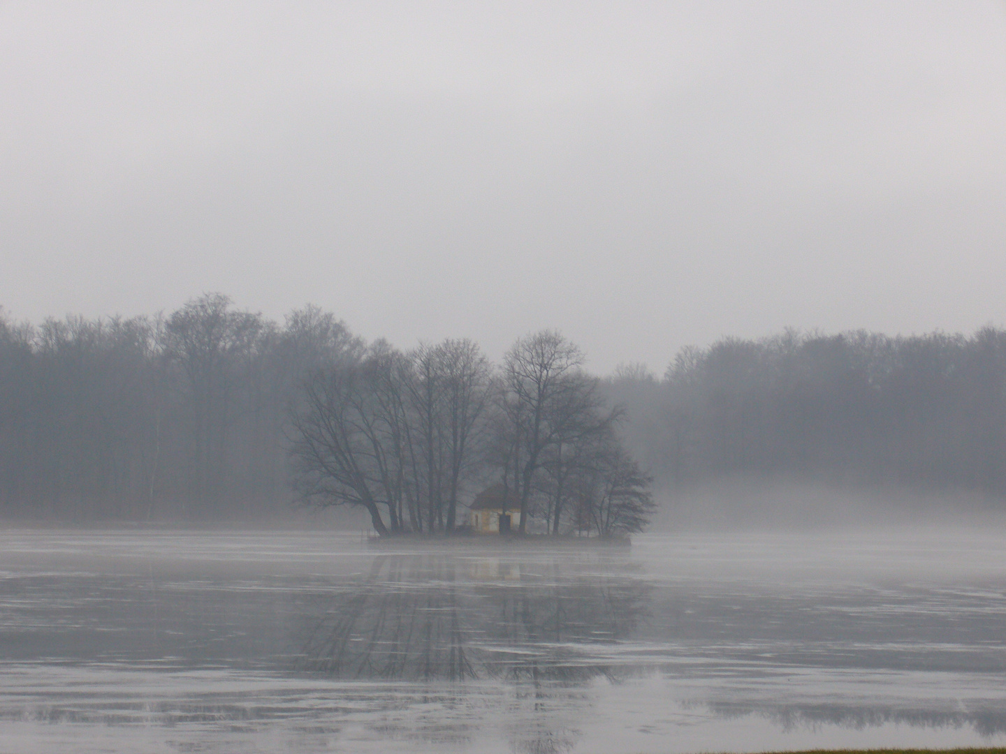 Winterspaziergang an der Moritzburg