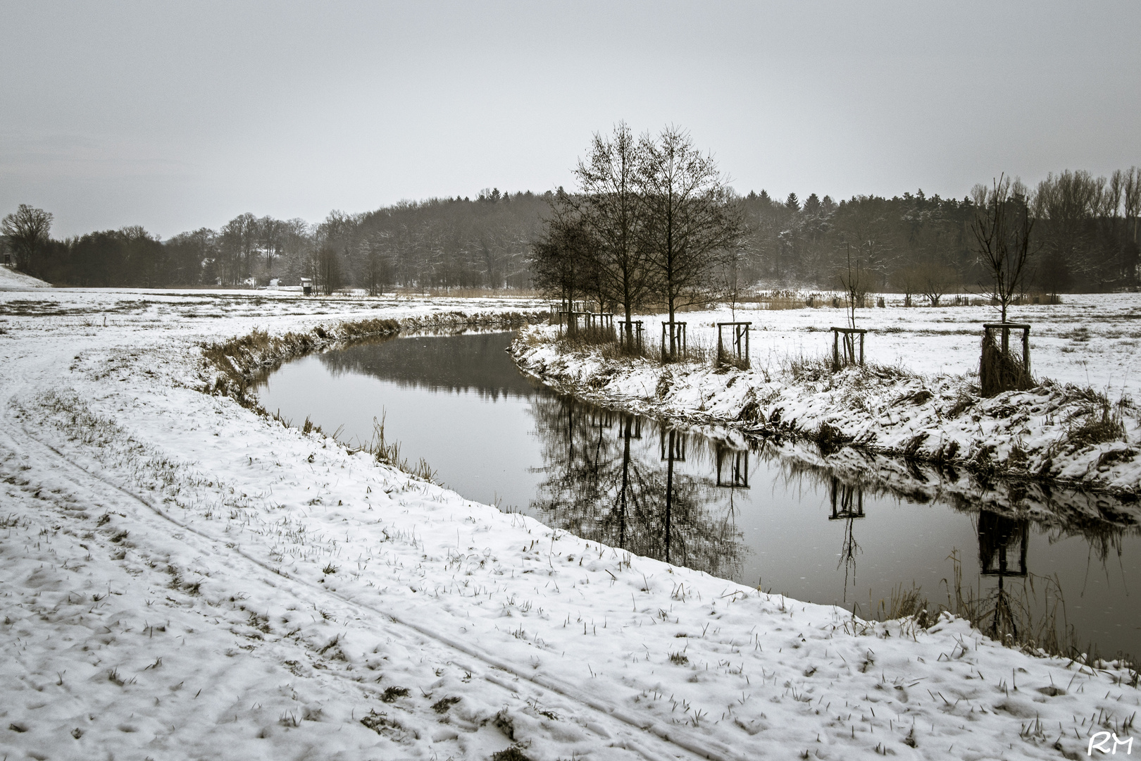 Winterspaziergang an der Warnow