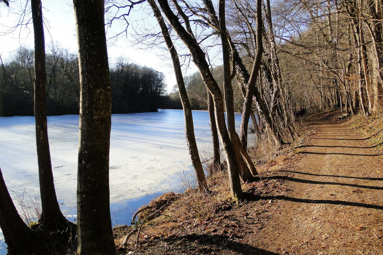 Winterspaziergang bei Ebersberg