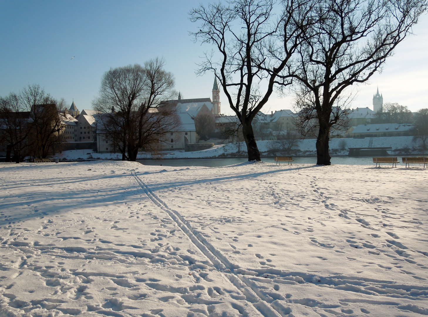 Winterspaziergang bei Straubing