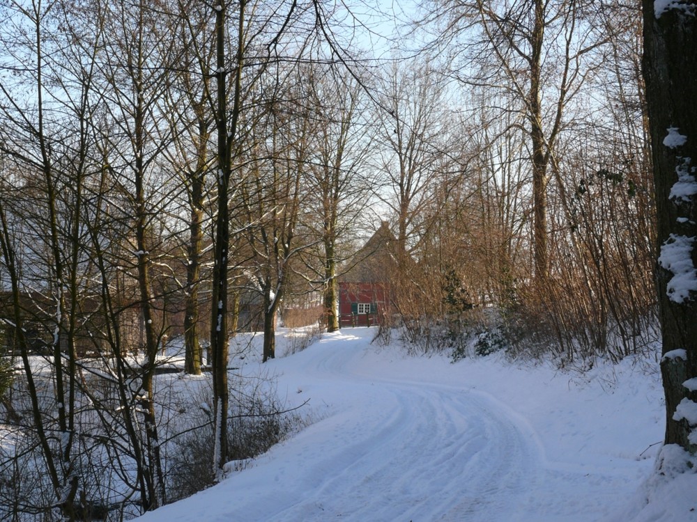Winterspaziergang im Freilichtmuseum