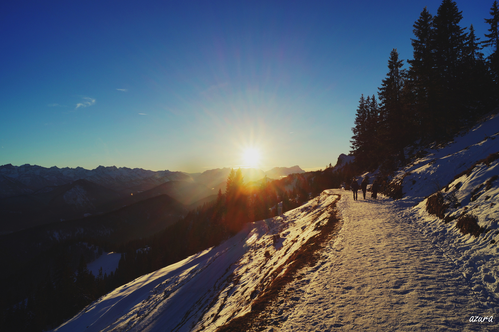 Winterspaziergang in den Alpen :)