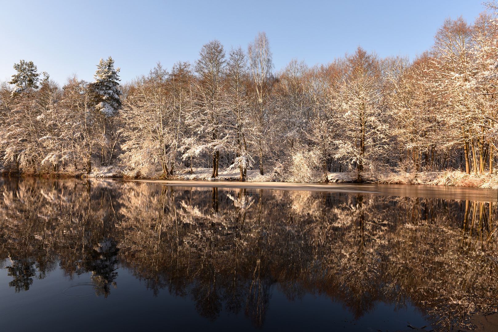 Winterspaziergang in Dietzenbach bei Frankfurt