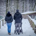 Winterspaziergang in Familie