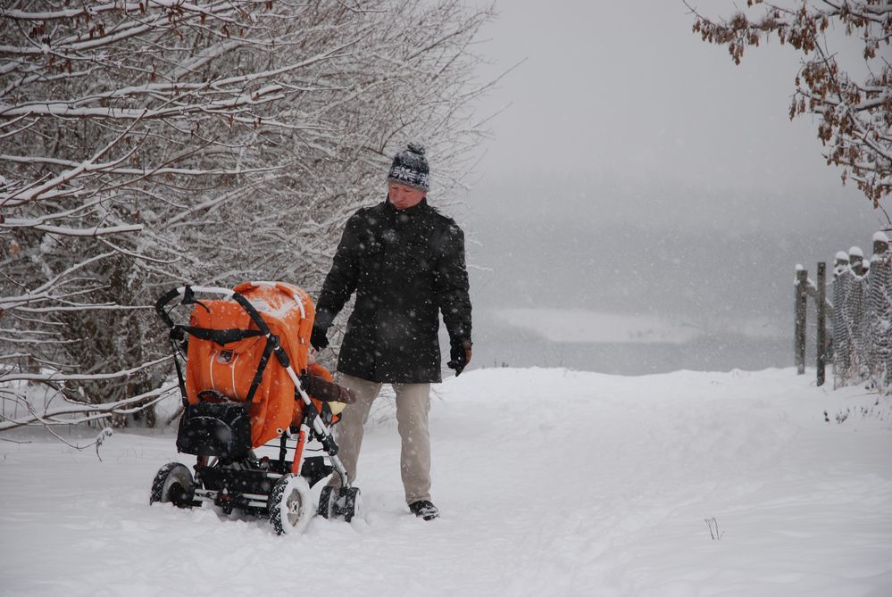 Winterspaziergang in Leipzig