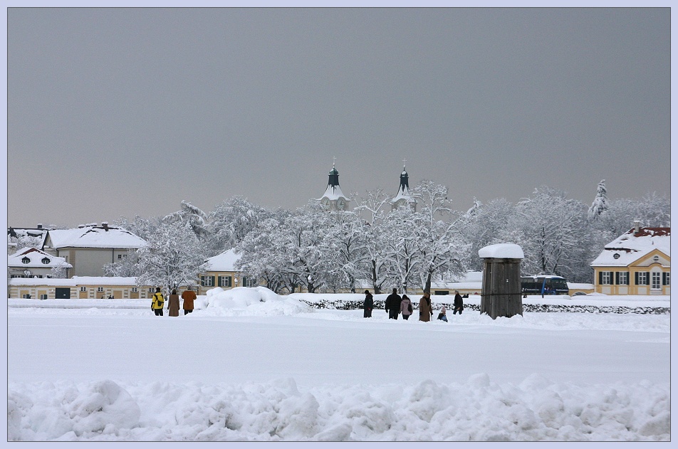 Winterspaziergang in Nymphenburg