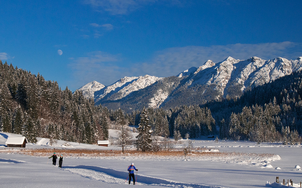 Wintersport am Geroldsee