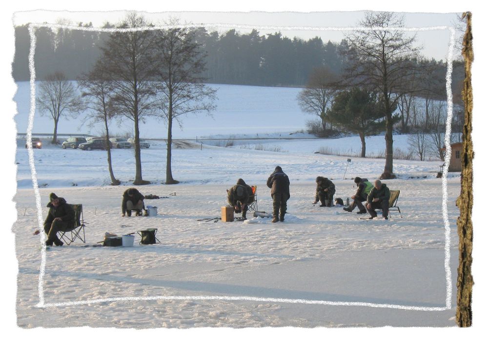 Wintersport - Eisangeln