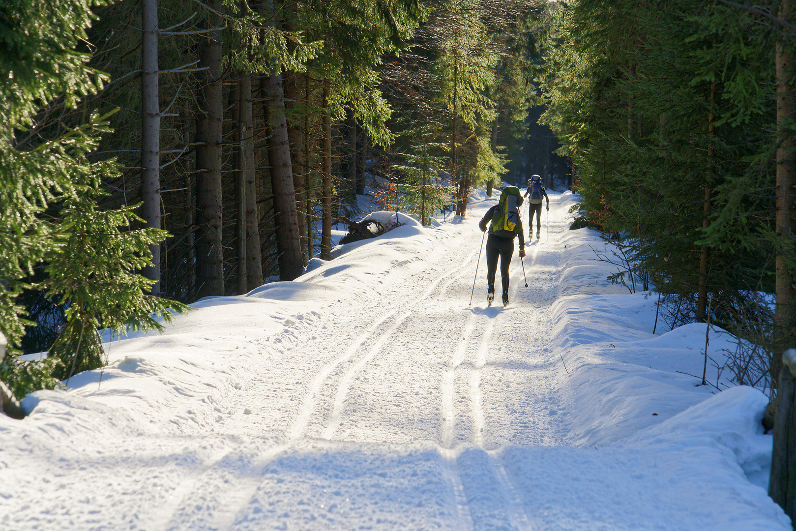 Wintersport im Osterzgebirge