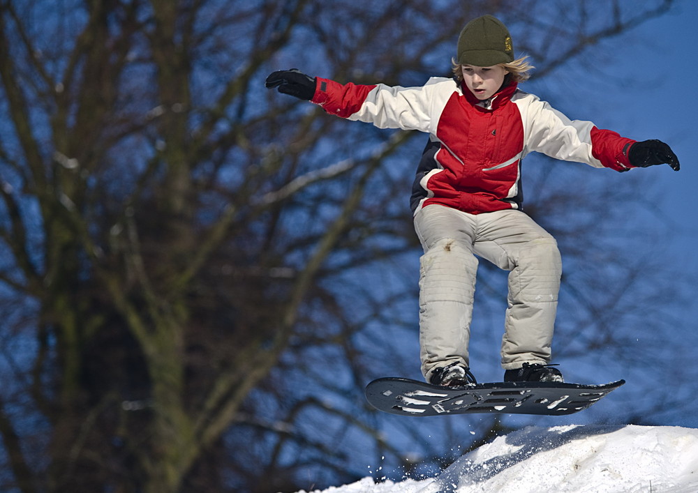 Wintersport in Kiel (Krusekoppel)