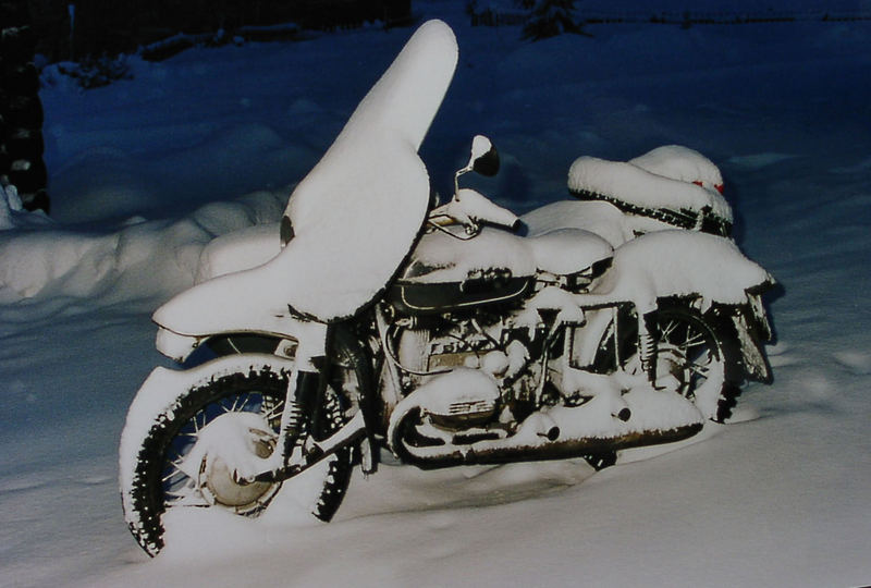 Wintersport mit dem Motorradgespann