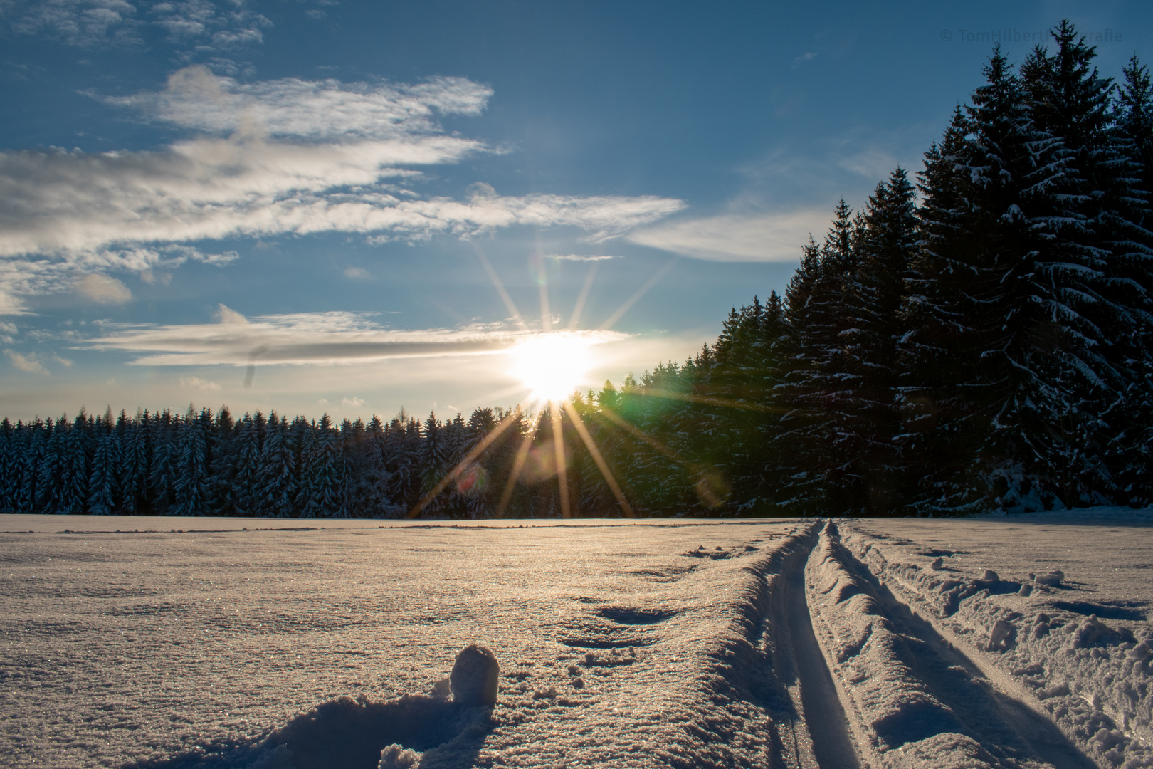 Wintersportspuren