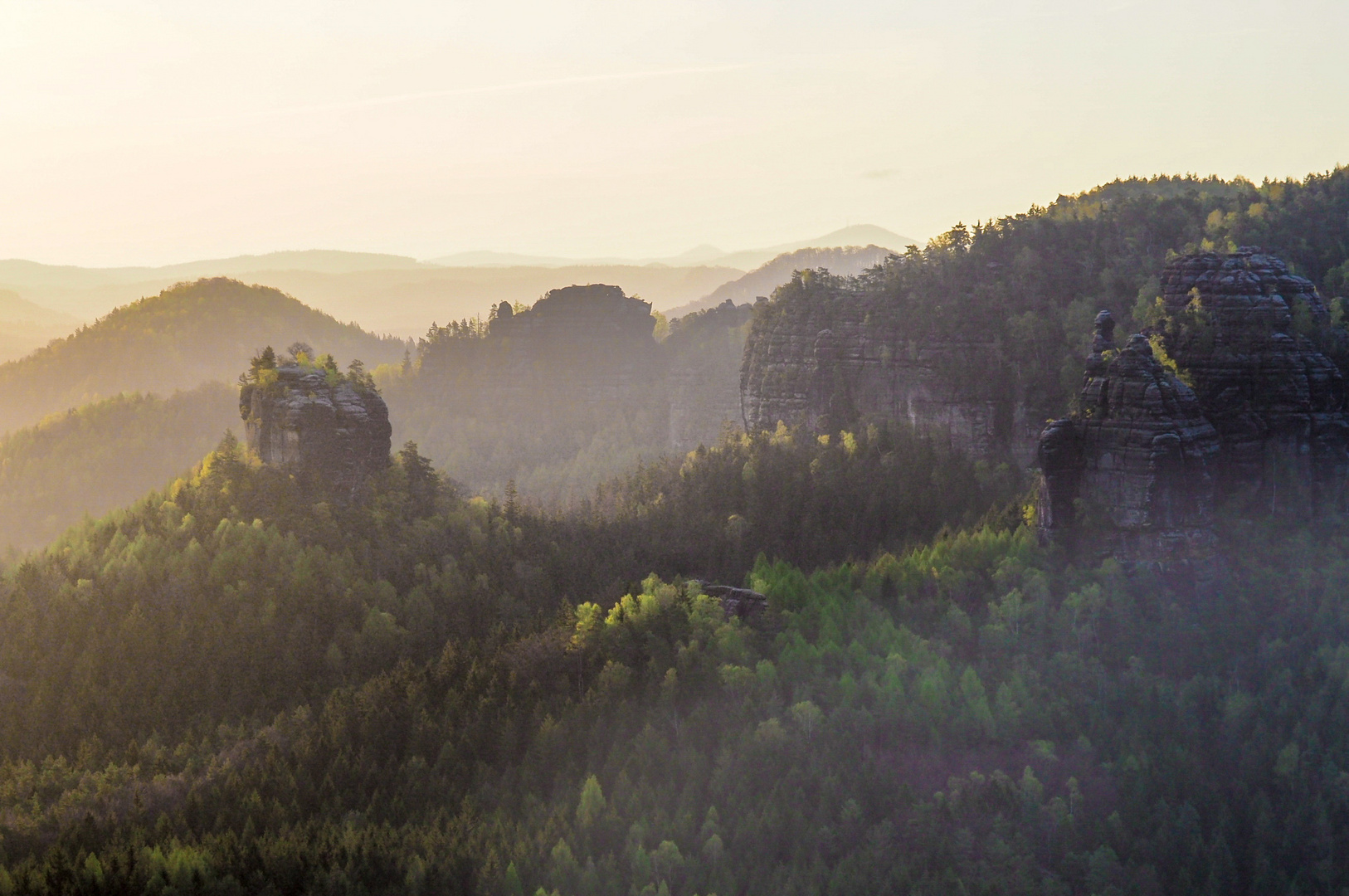 Winterstein im Morgenlicht 