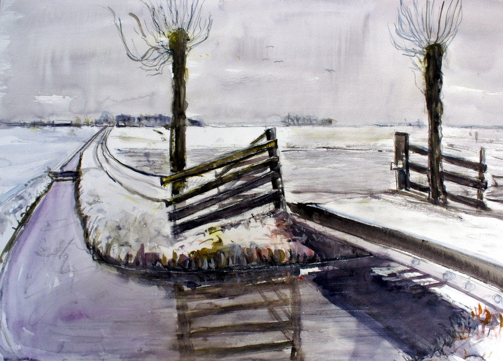 Winterstille am Polder