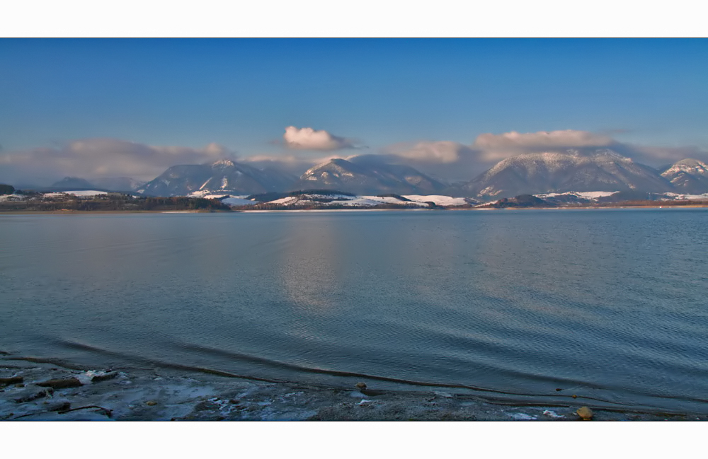 Winterstille beim See