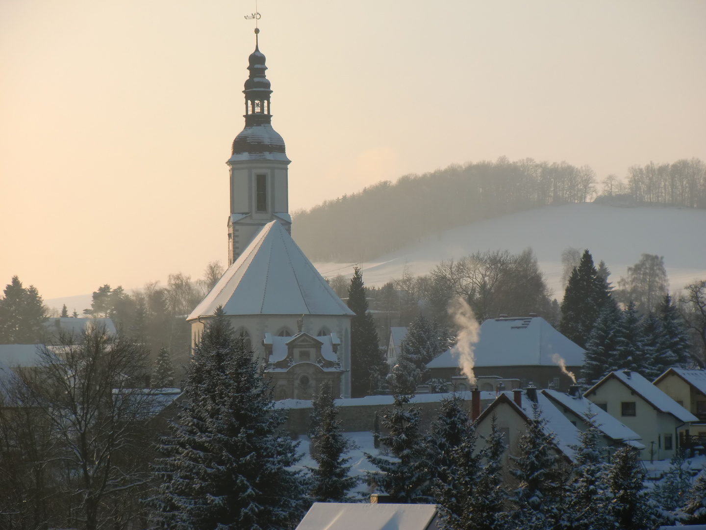 Winterstille in Hainewalde