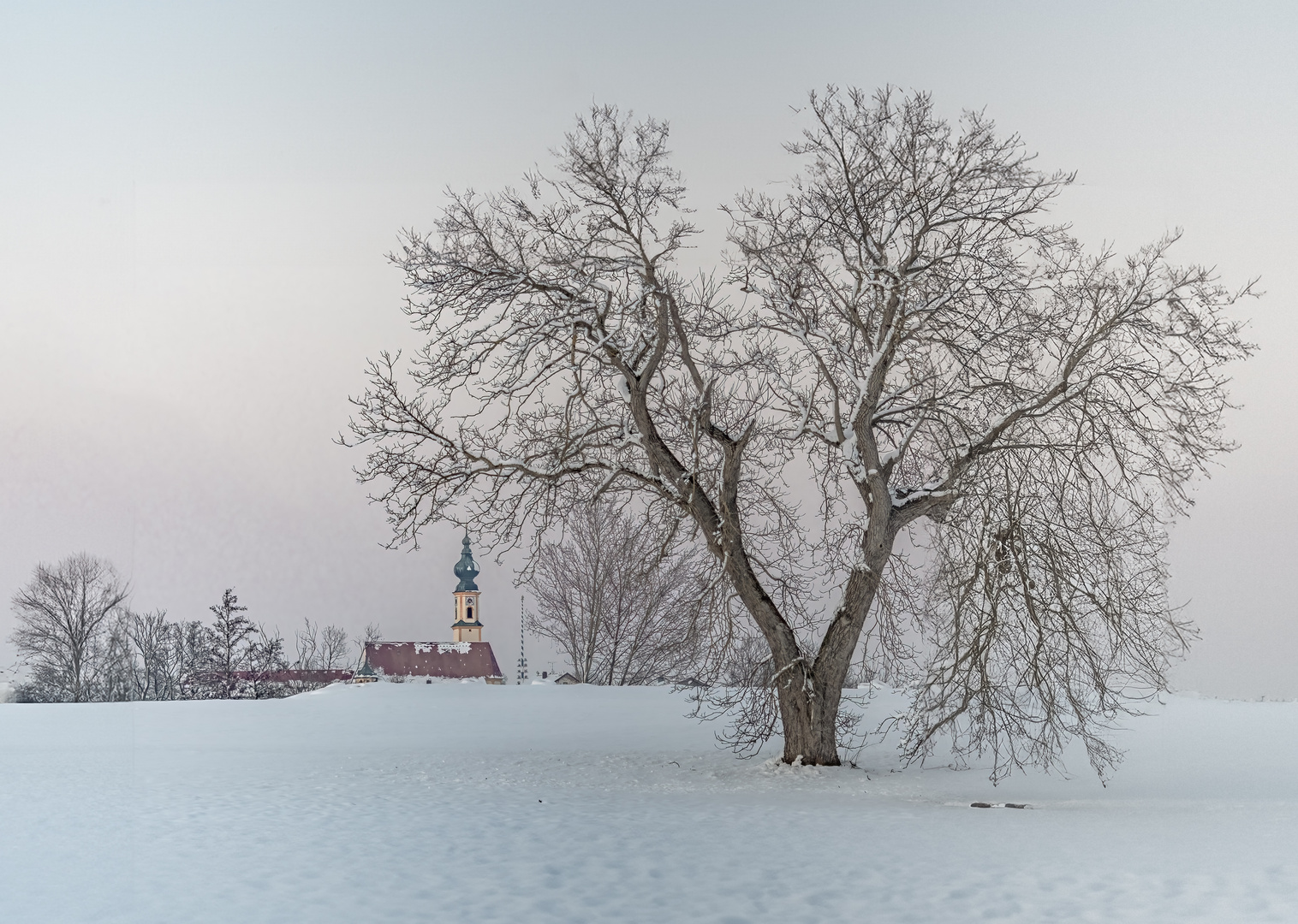 Winterstille vor Abendglocken