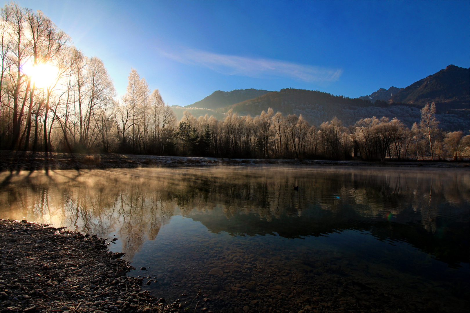 Winterstimmung am Fischweiher