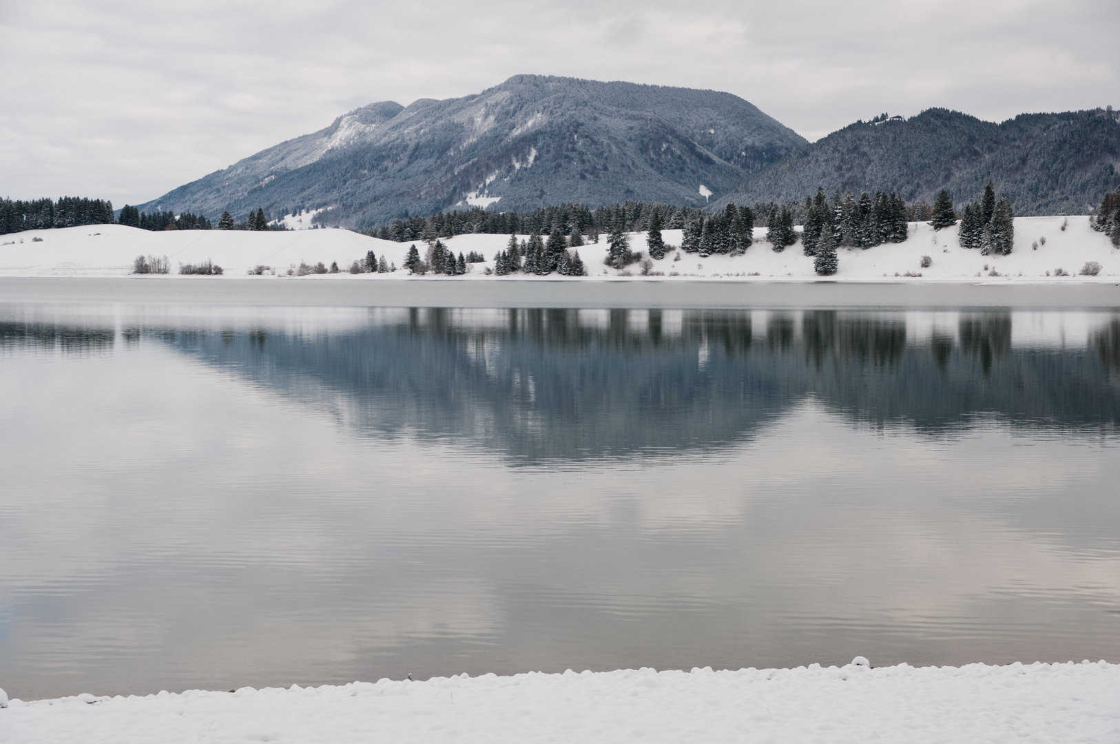 Winterstimmung am Forggensee