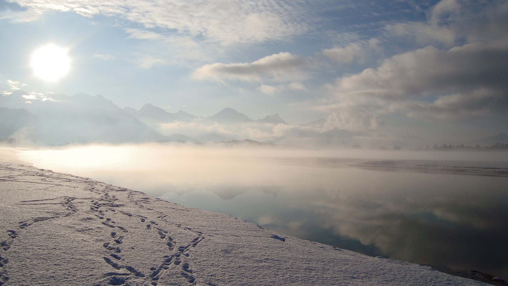 Winterstimmung am Forggensee