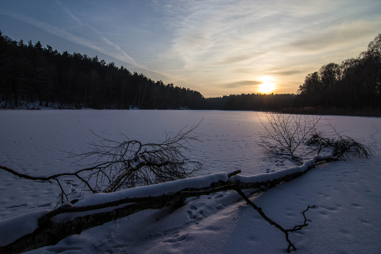 - Winterstimmung am Hungersee -