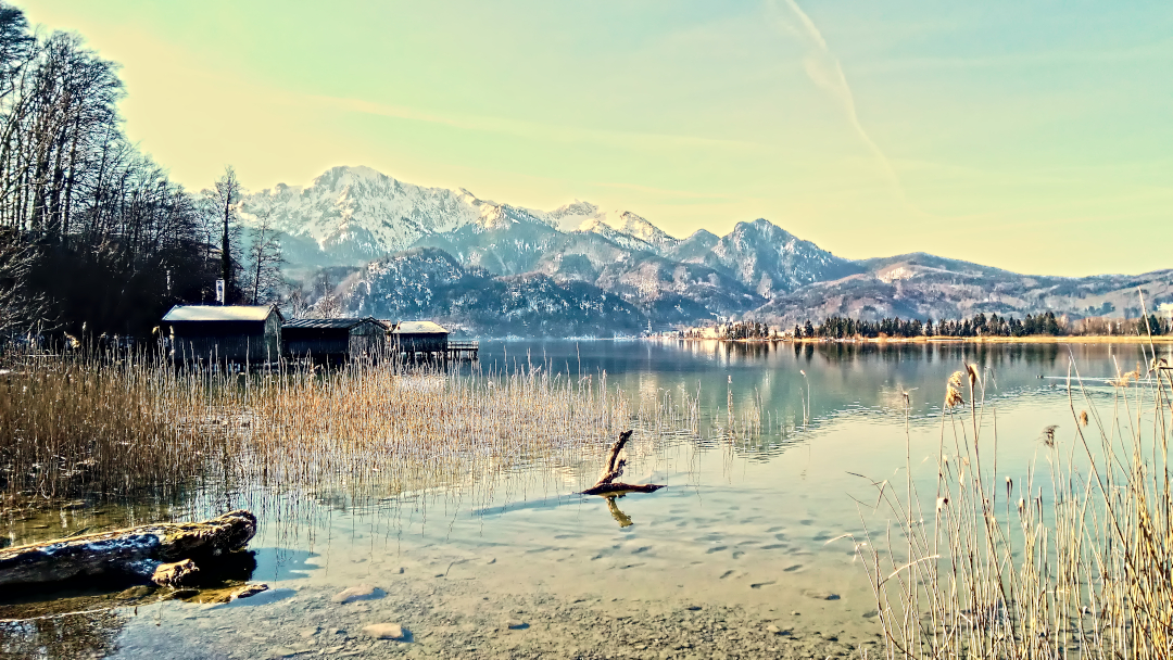 Winterstimmung am Kochelsee