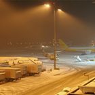 Winterstimmung am Nürnberger Flughafen