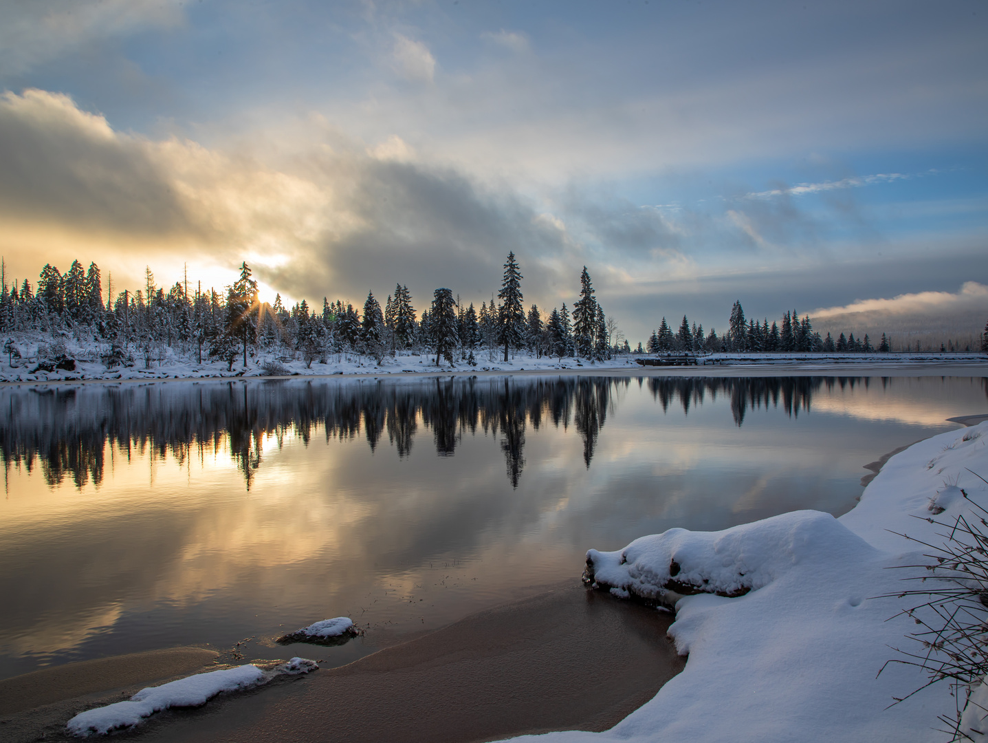 Winterstimmung am Oderteich