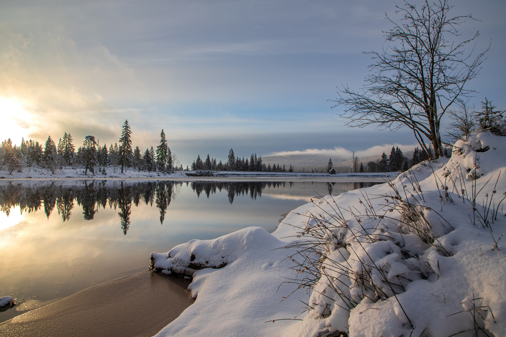 Winterstimmung am Oderteich