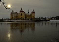 Winterstimmung am Schloss Moritzburg