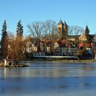 Winterstimmung am "Schwanenteich" in Bad Klosterlausnitz