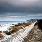 Winterstimmung am Strand der Insel 