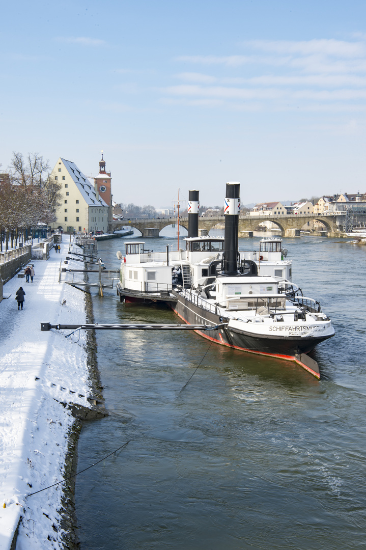 Winterstimmung an der Donau