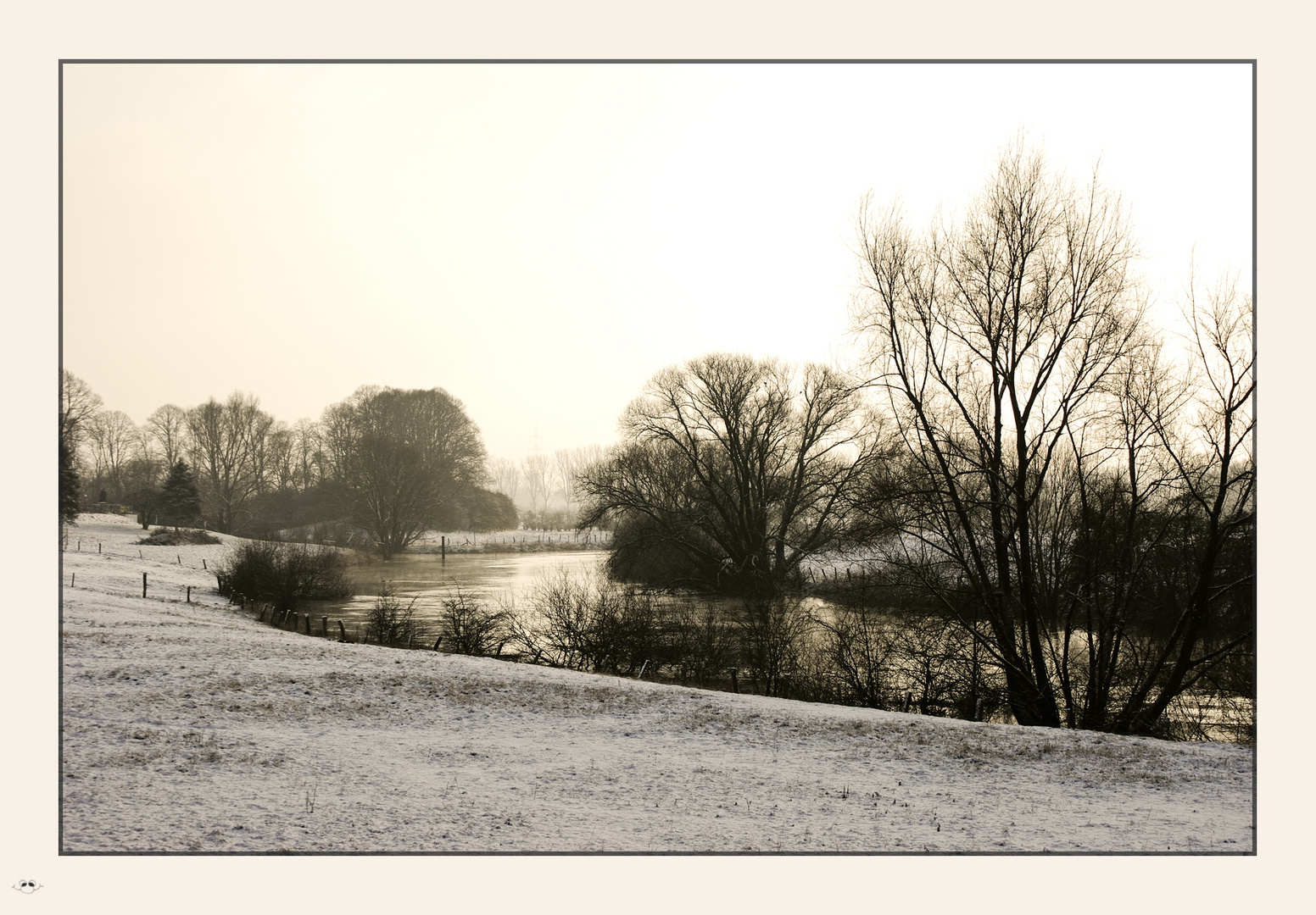 Winterstimmung an der Lippe