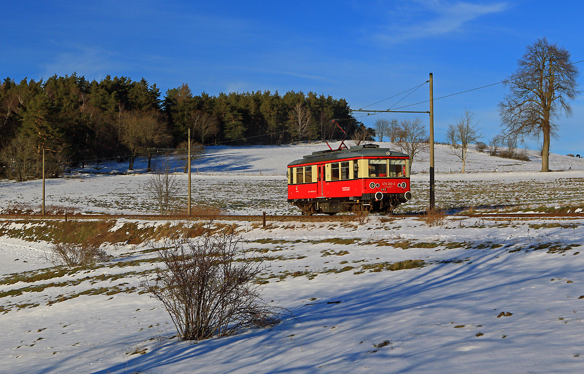 Winterstimmung an der Oberweißbacher Bergbahn