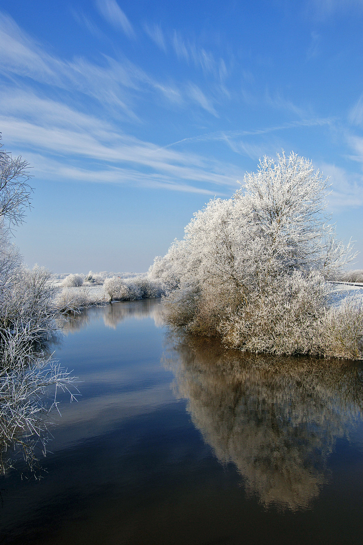 Winterstimmung an der Ochtum