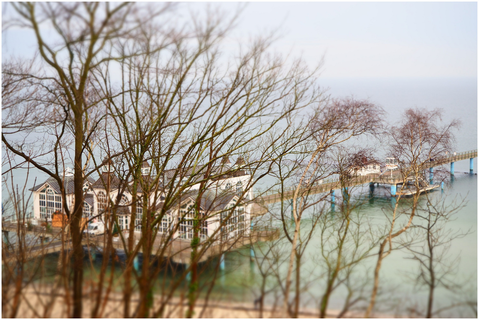 Winterstimmung an der Selliner Seebrücke