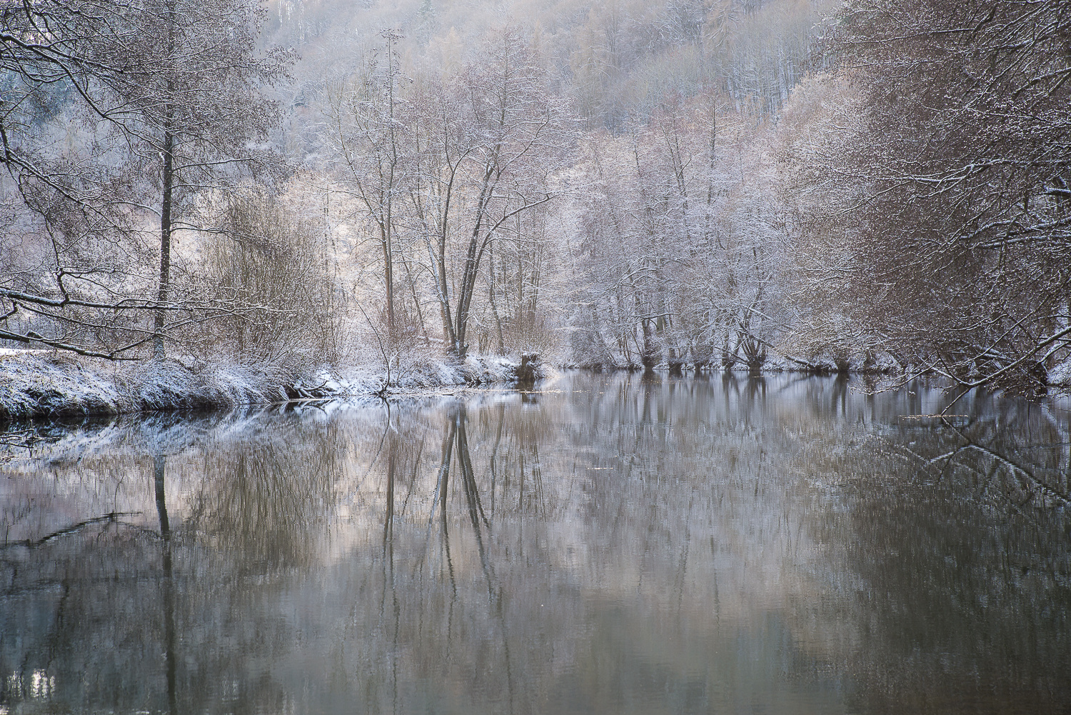 Winterstimmung an der Tauber